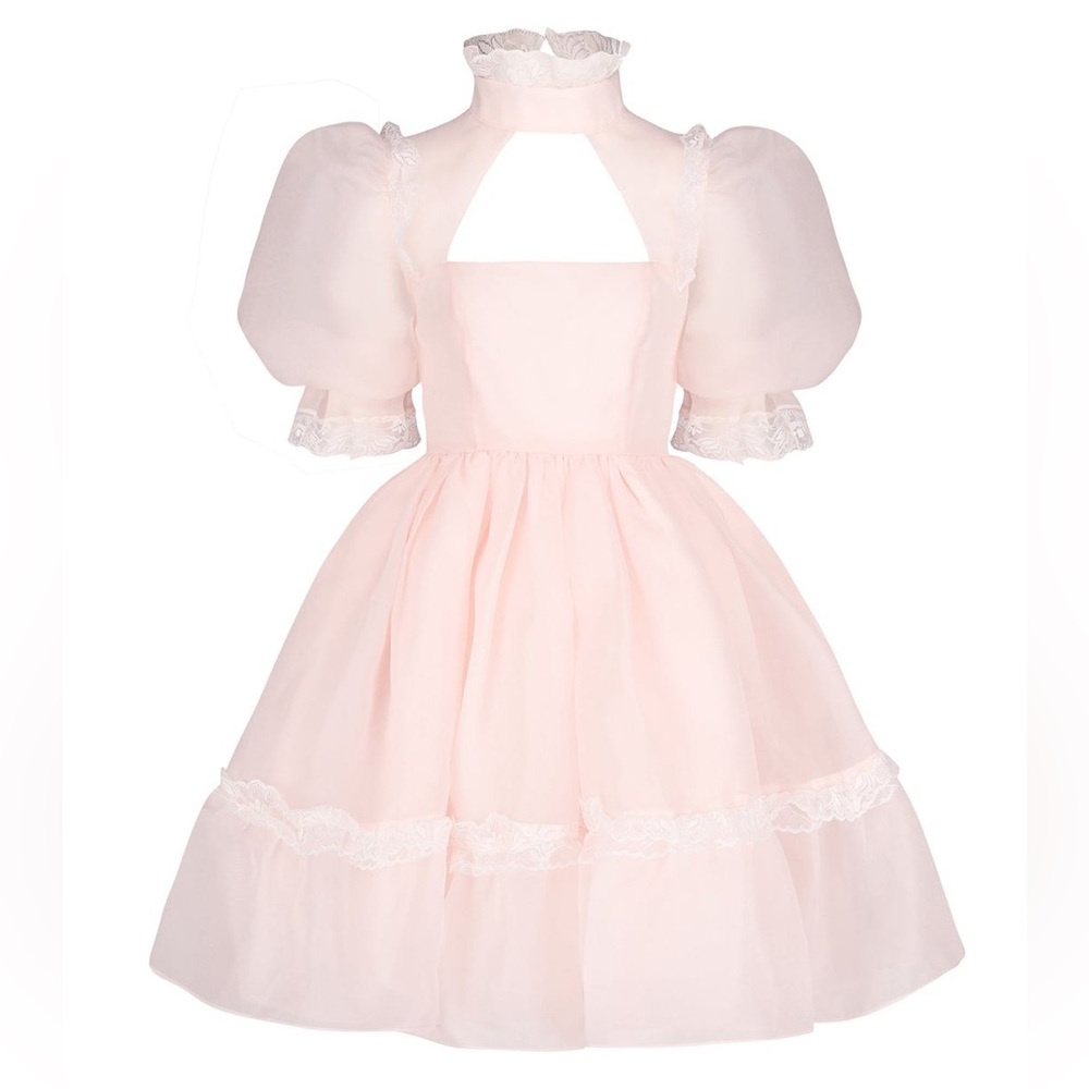 NWT Selkie The Strawberry Milk 18th Puff Dress Medium